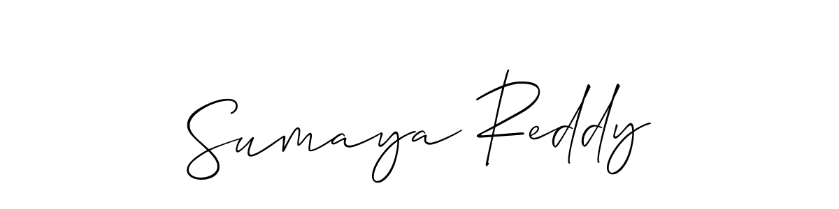 This is the best signature style for the Sumaya Reddy name. Also you like these signature font (Allison_Script). Mix name signature. Sumaya Reddy signature style 2 images and pictures png