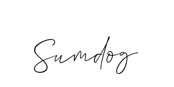 Use a signature maker to create a handwritten signature online. With this signature software, you can design (Allison_Script) your own signature for name Sumdog. Sumdog signature style 2 images and pictures png