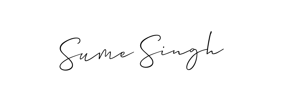 Similarly Allison_Script is the best handwritten signature design. Signature creator online .You can use it as an online autograph creator for name Sume Singh. Sume Singh signature style 2 images and pictures png