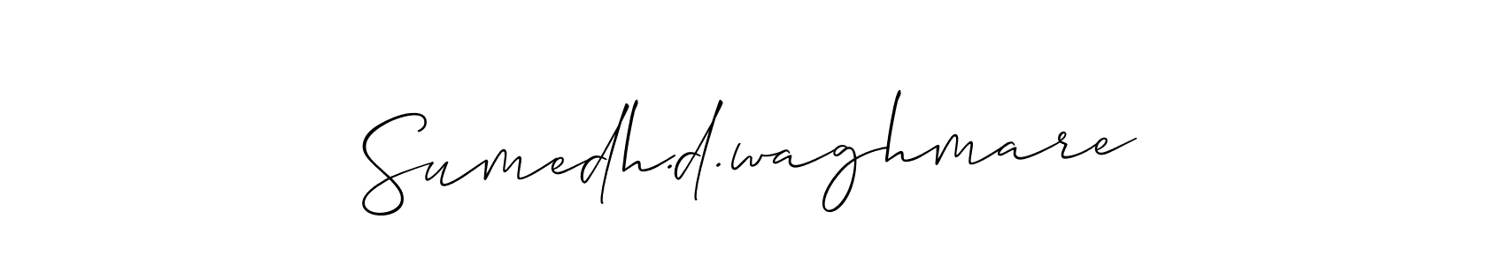 Sumedh.d.waghmare stylish signature style. Best Handwritten Sign (Allison_Script) for my name. Handwritten Signature Collection Ideas for my name Sumedh.d.waghmare. Sumedh.d.waghmare signature style 2 images and pictures png