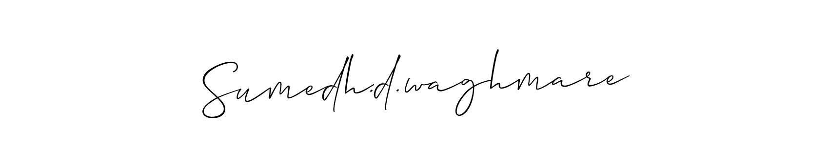 Use a signature maker to create a handwritten signature online. With this signature software, you can design (Allison_Script) your own signature for name Sumedh.d.waghmare. Sumedh.d.waghmare signature style 2 images and pictures png