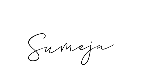 Also You can easily find your signature by using the search form. We will create Sumeja name handwritten signature images for you free of cost using Allison_Script sign style. Sumeja signature style 2 images and pictures png