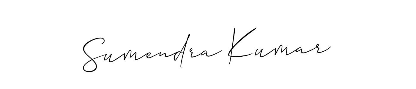 Also You can easily find your signature by using the search form. We will create Sumendra Kumar name handwritten signature images for you free of cost using Allison_Script sign style. Sumendra Kumar signature style 2 images and pictures png
