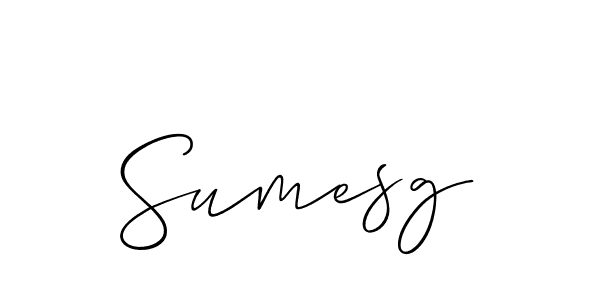 Make a beautiful signature design for name Sumesg. Use this online signature maker to create a handwritten signature for free. Sumesg signature style 2 images and pictures png