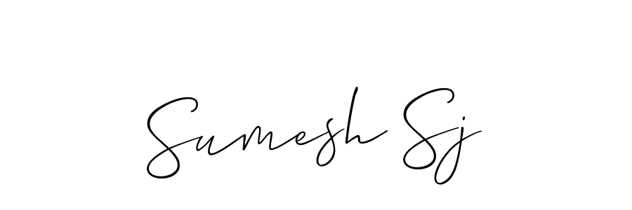 Here are the top 10 professional signature styles for the name Sumesh Sj. These are the best autograph styles you can use for your name. Sumesh Sj signature style 2 images and pictures png