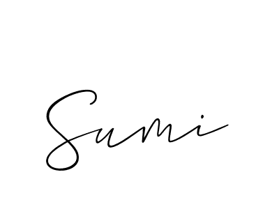 Also we have Sumi name is the best signature style. Create professional handwritten signature collection using Allison_Script autograph style. Sumi signature style 2 images and pictures png