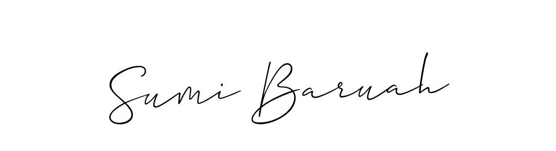 Once you've used our free online signature maker to create your best signature Allison_Script style, it's time to enjoy all of the benefits that Sumi Baruah name signing documents. Sumi Baruah signature style 2 images and pictures png