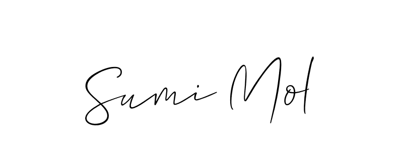 Here are the top 10 professional signature styles for the name Sumi Mol. These are the best autograph styles you can use for your name. Sumi Mol signature style 2 images and pictures png