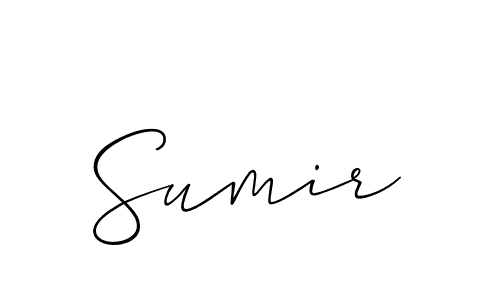 Make a beautiful signature design for name Sumir. Use this online signature maker to create a handwritten signature for free. Sumir signature style 2 images and pictures png