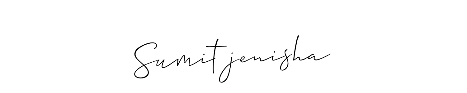 Make a beautiful signature design for name Sumit❤jenisha. Use this online signature maker to create a handwritten signature for free. Sumit❤jenisha signature style 2 images and pictures png