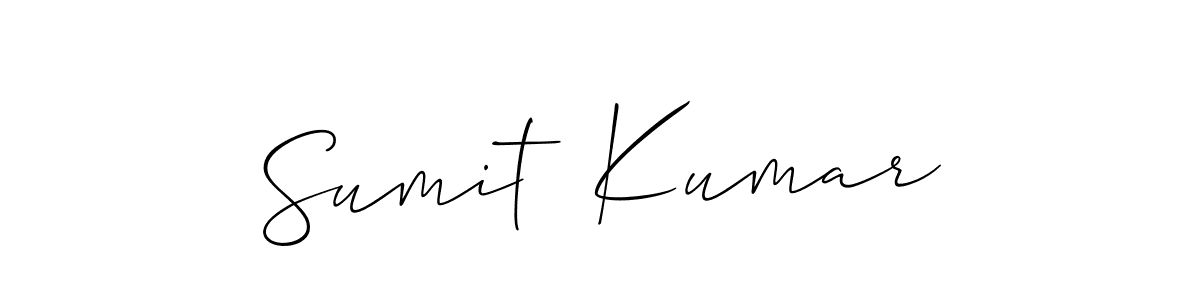 Also You can easily find your signature by using the search form. We will create Sumit  Kumar name handwritten signature images for you free of cost using Allison_Script sign style. Sumit  Kumar signature style 2 images and pictures png