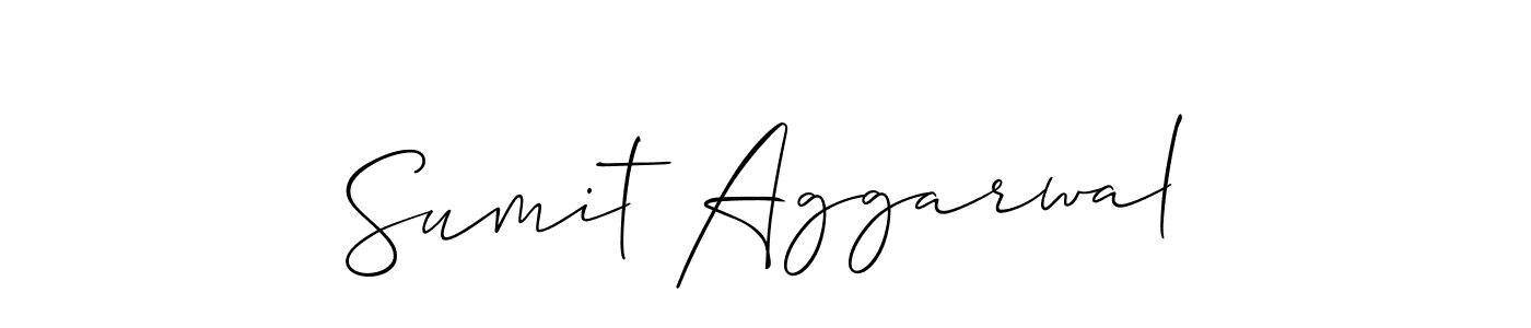 Use a signature maker to create a handwritten signature online. With this signature software, you can design (Allison_Script) your own signature for name Sumit Aggarwal. Sumit Aggarwal signature style 2 images and pictures png
