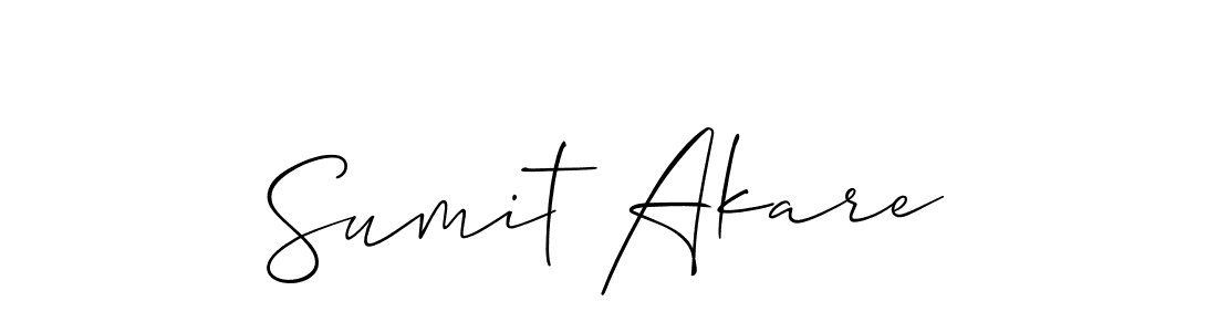 This is the best signature style for the Sumit Akare name. Also you like these signature font (Allison_Script). Mix name signature. Sumit Akare signature style 2 images and pictures png