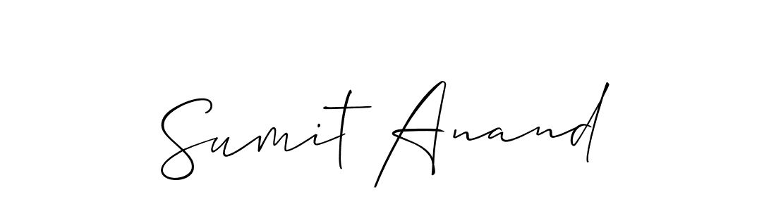 Once you've used our free online signature maker to create your best signature Allison_Script style, it's time to enjoy all of the benefits that Sumit Anand name signing documents. Sumit Anand signature style 2 images and pictures png