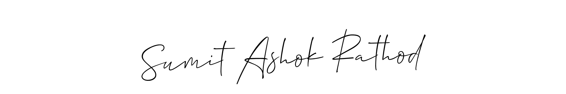 This is the best signature style for the Sumit Ashok Rathod name. Also you like these signature font (Allison_Script). Mix name signature. Sumit Ashok Rathod signature style 2 images and pictures png