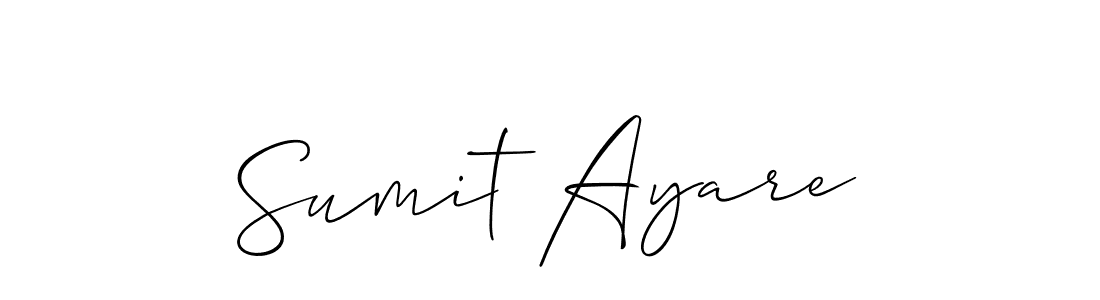 Make a beautiful signature design for name Sumit Ayare. Use this online signature maker to create a handwritten signature for free. Sumit Ayare signature style 2 images and pictures png