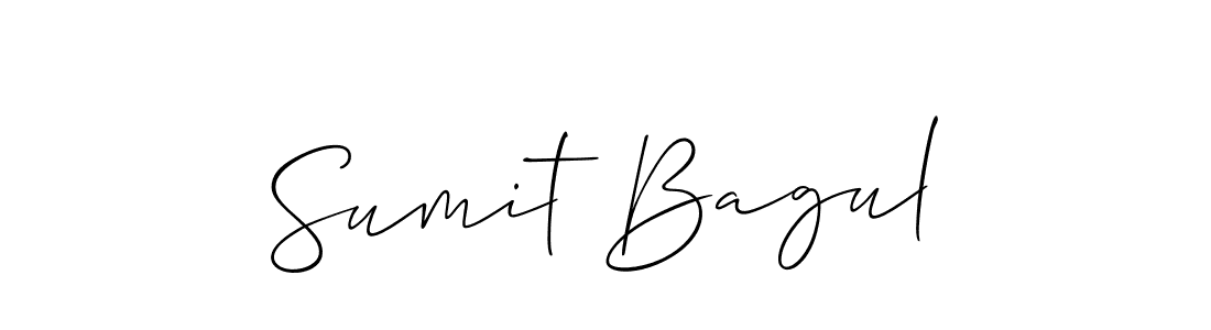 if you are searching for the best signature style for your name Sumit Bagul. so please give up your signature search. here we have designed multiple signature styles  using Allison_Script. Sumit Bagul signature style 2 images and pictures png