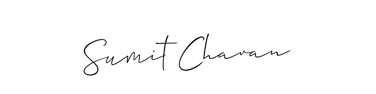 The best way (Allison_Script) to make a short signature is to pick only two or three words in your name. The name Sumit Chavan include a total of six letters. For converting this name. Sumit Chavan signature style 2 images and pictures png