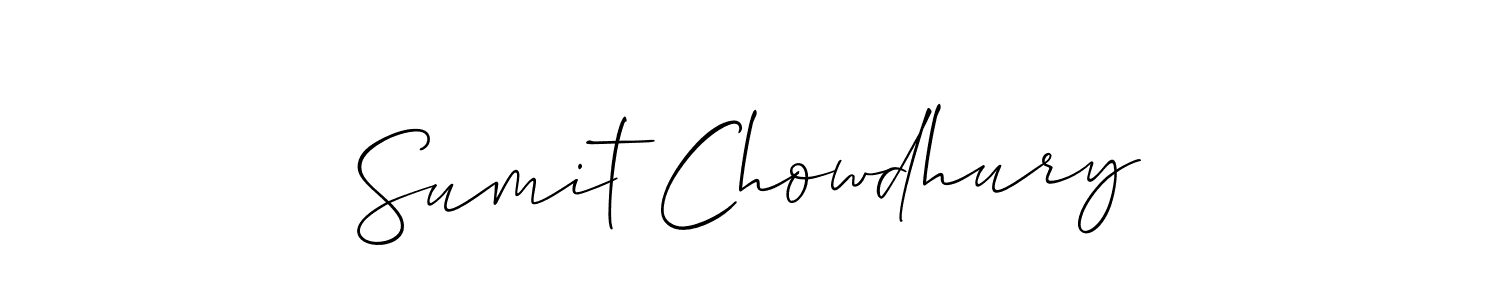 Sumit Chowdhury stylish signature style. Best Handwritten Sign (Allison_Script) for my name. Handwritten Signature Collection Ideas for my name Sumit Chowdhury. Sumit Chowdhury signature style 2 images and pictures png
