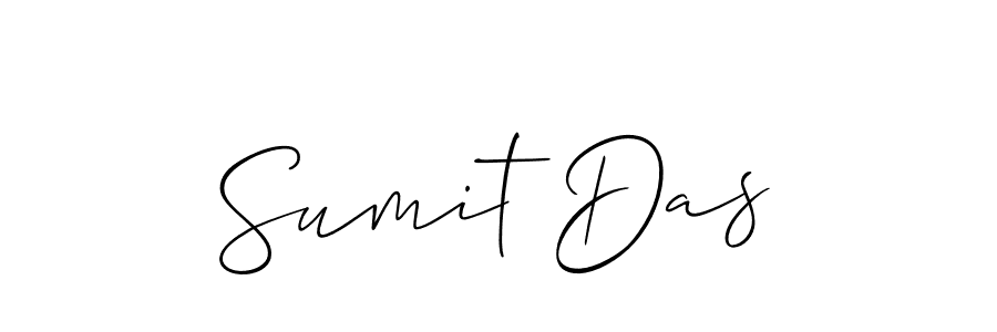 Design your own signature with our free online signature maker. With this signature software, you can create a handwritten (Allison_Script) signature for name Sumit Das. Sumit Das signature style 2 images and pictures png