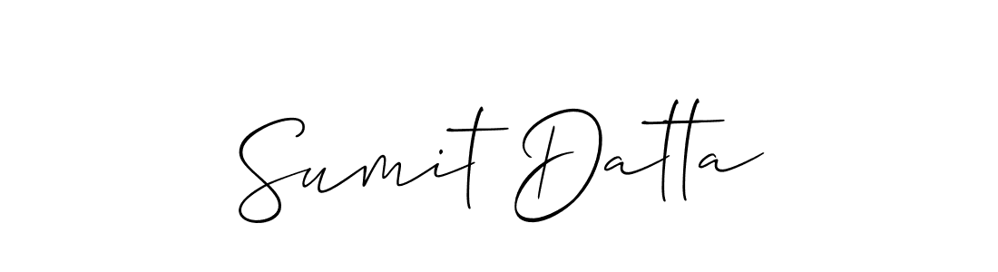 Best and Professional Signature Style for Sumit Datta. Allison_Script Best Signature Style Collection. Sumit Datta signature style 2 images and pictures png