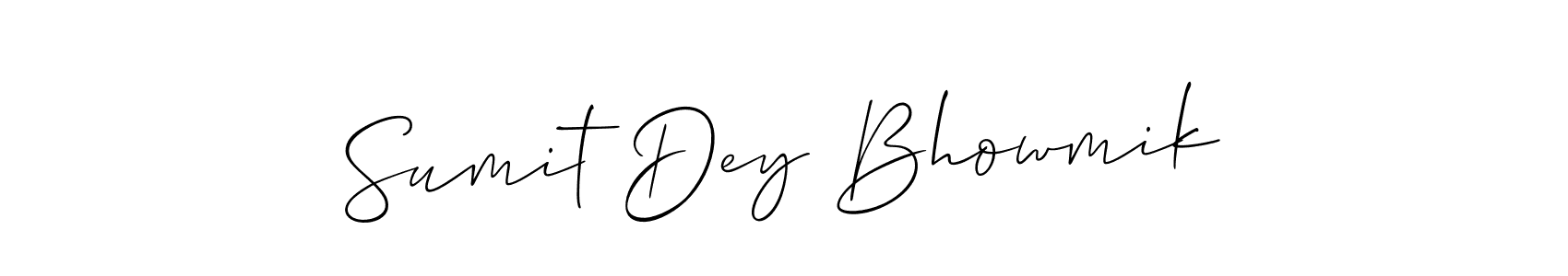 How to Draw Sumit Dey Bhowmik signature style? Allison_Script is a latest design signature styles for name Sumit Dey Bhowmik. Sumit Dey Bhowmik signature style 2 images and pictures png