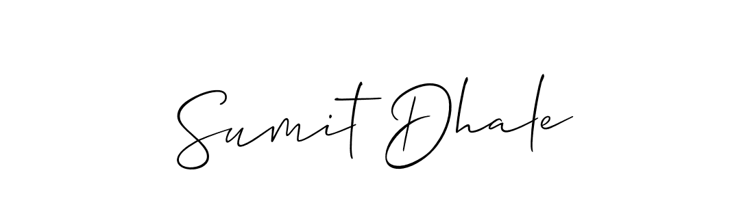 How to Draw Sumit Dhale signature style? Allison_Script is a latest design signature styles for name Sumit Dhale. Sumit Dhale signature style 2 images and pictures png