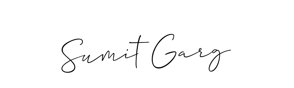 Also we have Sumit Garg name is the best signature style. Create professional handwritten signature collection using Allison_Script autograph style. Sumit Garg signature style 2 images and pictures png