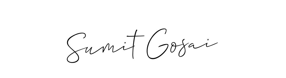 Best and Professional Signature Style for Sumit Gosai. Allison_Script Best Signature Style Collection. Sumit Gosai signature style 2 images and pictures png