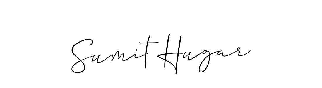 Also we have Sumit Hugar name is the best signature style. Create professional handwritten signature collection using Allison_Script autograph style. Sumit Hugar signature style 2 images and pictures png