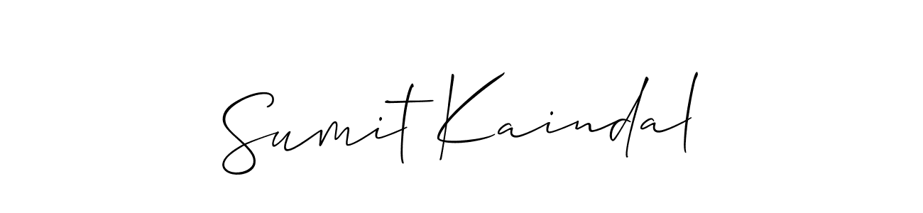 Also we have Sumit Kaindal name is the best signature style. Create professional handwritten signature collection using Allison_Script autograph style. Sumit Kaindal signature style 2 images and pictures png
