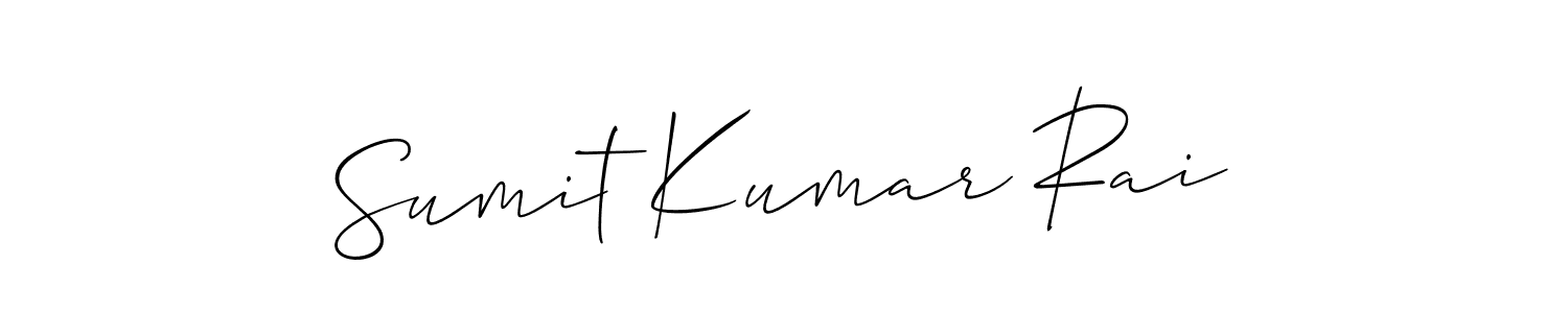 Also You can easily find your signature by using the search form. We will create Sumit Kumar Rai name handwritten signature images for you free of cost using Allison_Script sign style. Sumit Kumar Rai signature style 2 images and pictures png