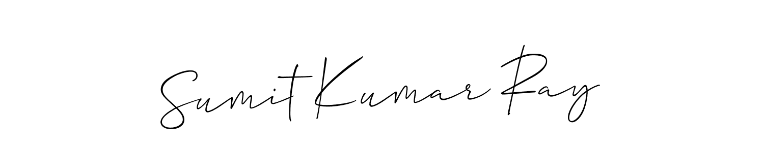 Create a beautiful signature design for name Sumit Kumar Ray. With this signature (Allison_Script) fonts, you can make a handwritten signature for free. Sumit Kumar Ray signature style 2 images and pictures png