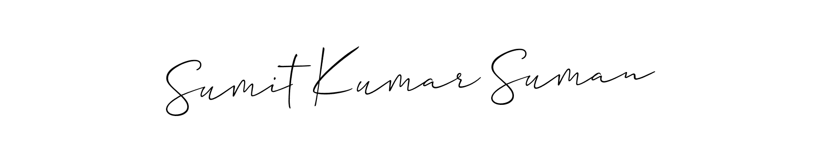 Once you've used our free online signature maker to create your best signature Allison_Script style, it's time to enjoy all of the benefits that Sumit Kumar Suman name signing documents. Sumit Kumar Suman signature style 2 images and pictures png