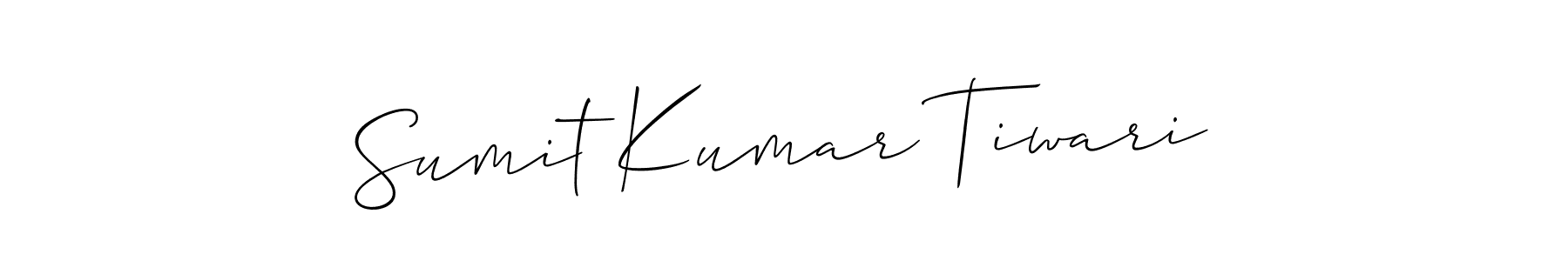 Make a short Sumit Kumar Tiwari signature style. Manage your documents anywhere anytime using Allison_Script. Create and add eSignatures, submit forms, share and send files easily. Sumit Kumar Tiwari signature style 2 images and pictures png