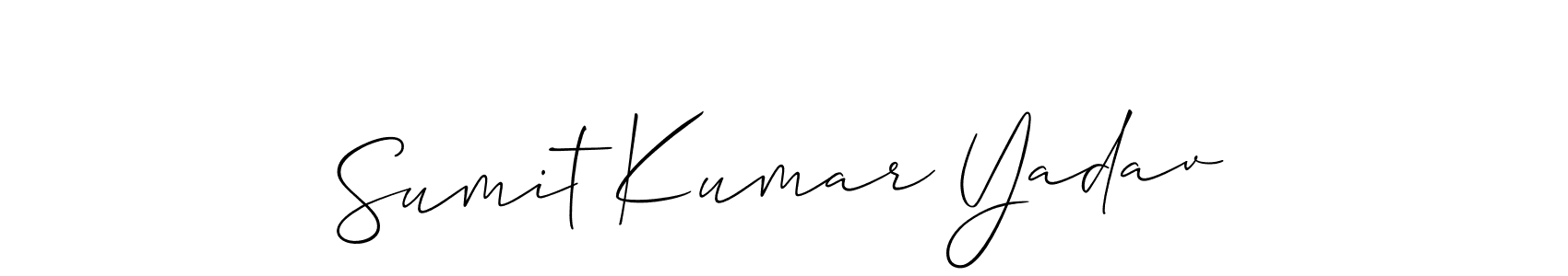 Once you've used our free online signature maker to create your best signature Allison_Script style, it's time to enjoy all of the benefits that Sumit Kumar Yadav name signing documents. Sumit Kumar Yadav signature style 2 images and pictures png