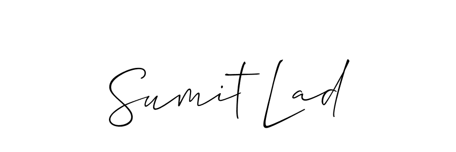 Make a beautiful signature design for name Sumit Lad. Use this online signature maker to create a handwritten signature for free. Sumit Lad signature style 2 images and pictures png