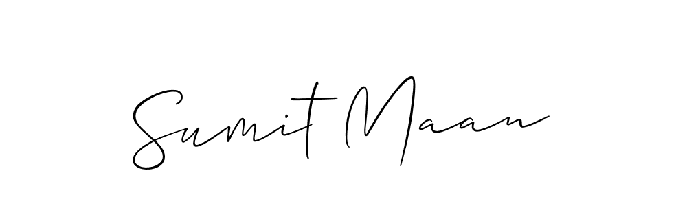 Also You can easily find your signature by using the search form. We will create Sumit Maan name handwritten signature images for you free of cost using Allison_Script sign style. Sumit Maan signature style 2 images and pictures png