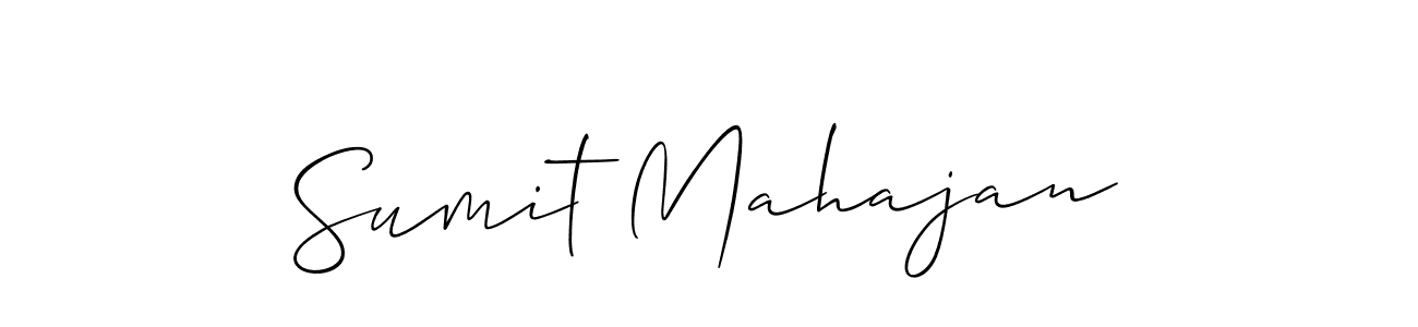 Sumit Mahajan stylish signature style. Best Handwritten Sign (Allison_Script) for my name. Handwritten Signature Collection Ideas for my name Sumit Mahajan. Sumit Mahajan signature style 2 images and pictures png