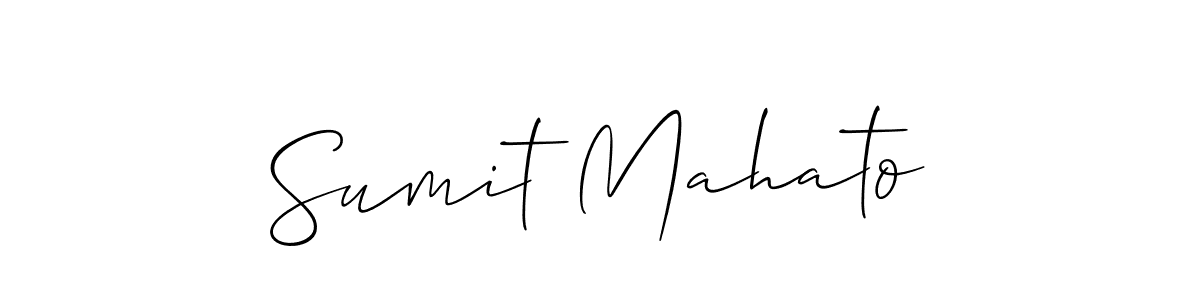 if you are searching for the best signature style for your name Sumit Mahato. so please give up your signature search. here we have designed multiple signature styles  using Allison_Script. Sumit Mahato signature style 2 images and pictures png