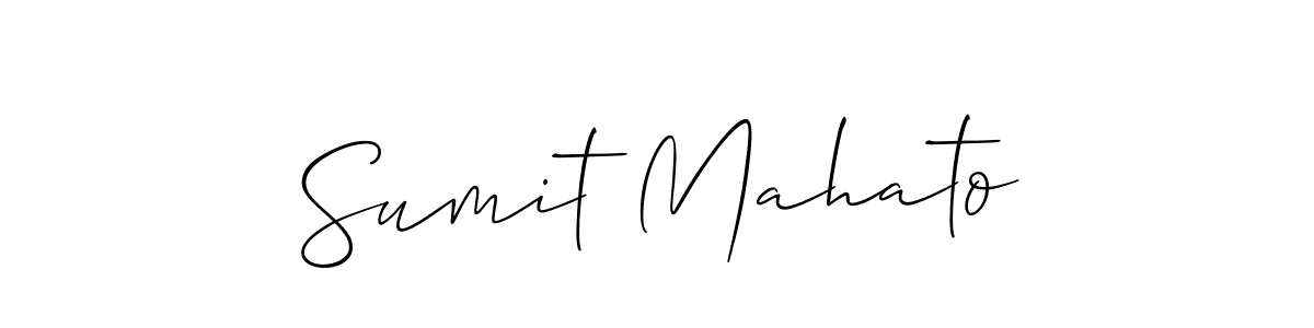 Once you've used our free online signature maker to create your best signature Allison_Script style, it's time to enjoy all of the benefits that Sumit Mahato name signing documents. Sumit Mahato signature style 2 images and pictures png