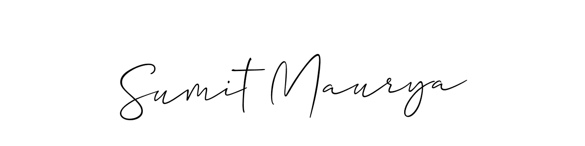 This is the best signature style for the Sumit Maurya name. Also you like these signature font (Allison_Script). Mix name signature. Sumit Maurya signature style 2 images and pictures png