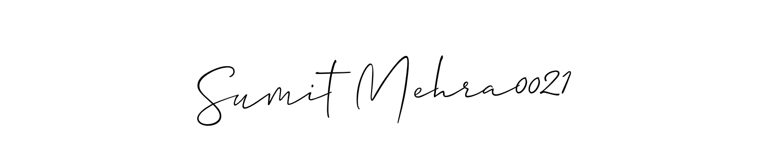 Also we have Sumit Mehra0021 name is the best signature style. Create professional handwritten signature collection using Allison_Script autograph style. Sumit Mehra0021 signature style 2 images and pictures png