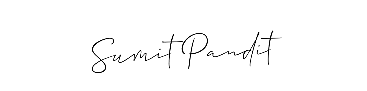 Similarly Allison_Script is the best handwritten signature design. Signature creator online .You can use it as an online autograph creator for name Sumit Pandit. Sumit Pandit signature style 2 images and pictures png