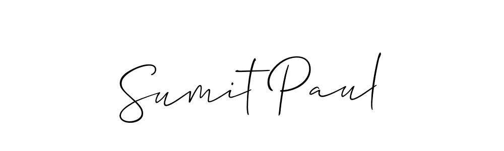 You should practise on your own different ways (Allison_Script) to write your name (Sumit Paul) in signature. don't let someone else do it for you. Sumit Paul signature style 2 images and pictures png