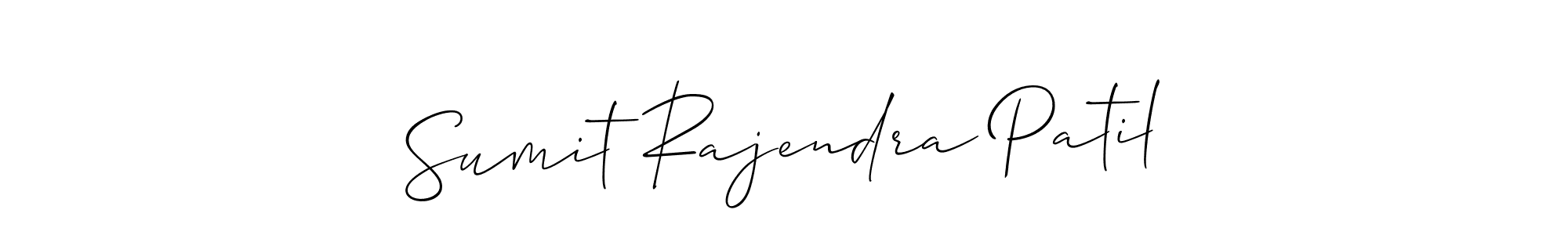 Create a beautiful signature design for name Sumit Rajendra Patil. With this signature (Allison_Script) fonts, you can make a handwritten signature for free. Sumit Rajendra Patil signature style 2 images and pictures png