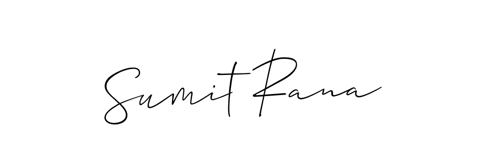 Sumit Rana stylish signature style. Best Handwritten Sign (Allison_Script) for my name. Handwritten Signature Collection Ideas for my name Sumit Rana. Sumit Rana signature style 2 images and pictures png