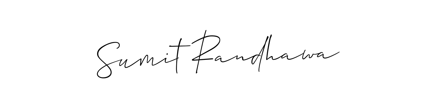 Best and Professional Signature Style for Sumit Randhawa. Allison_Script Best Signature Style Collection. Sumit Randhawa signature style 2 images and pictures png