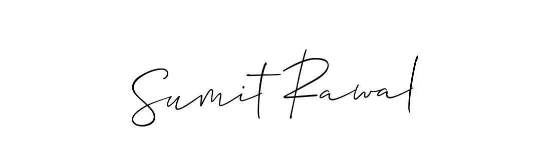 How to Draw Sumit Rawal signature style? Allison_Script is a latest design signature styles for name Sumit Rawal. Sumit Rawal signature style 2 images and pictures png