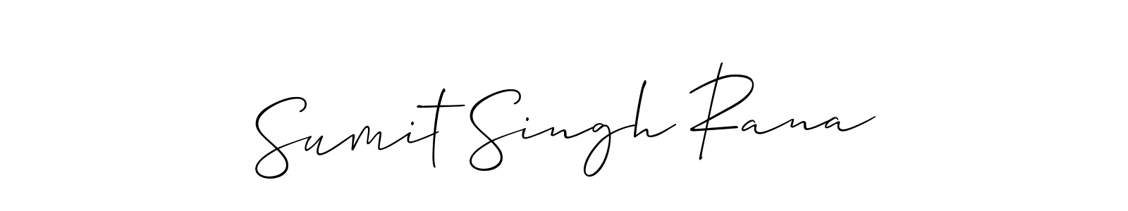 It looks lik you need a new signature style for name Sumit Singh Rana. Design unique handwritten (Allison_Script) signature with our free signature maker in just a few clicks. Sumit Singh Rana signature style 2 images and pictures png